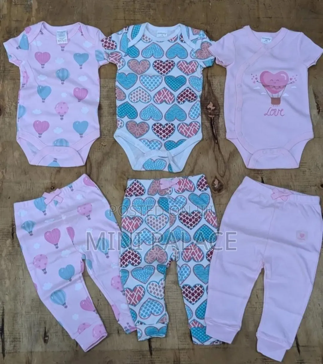 Baby Bodysuits Set With Matching Pants