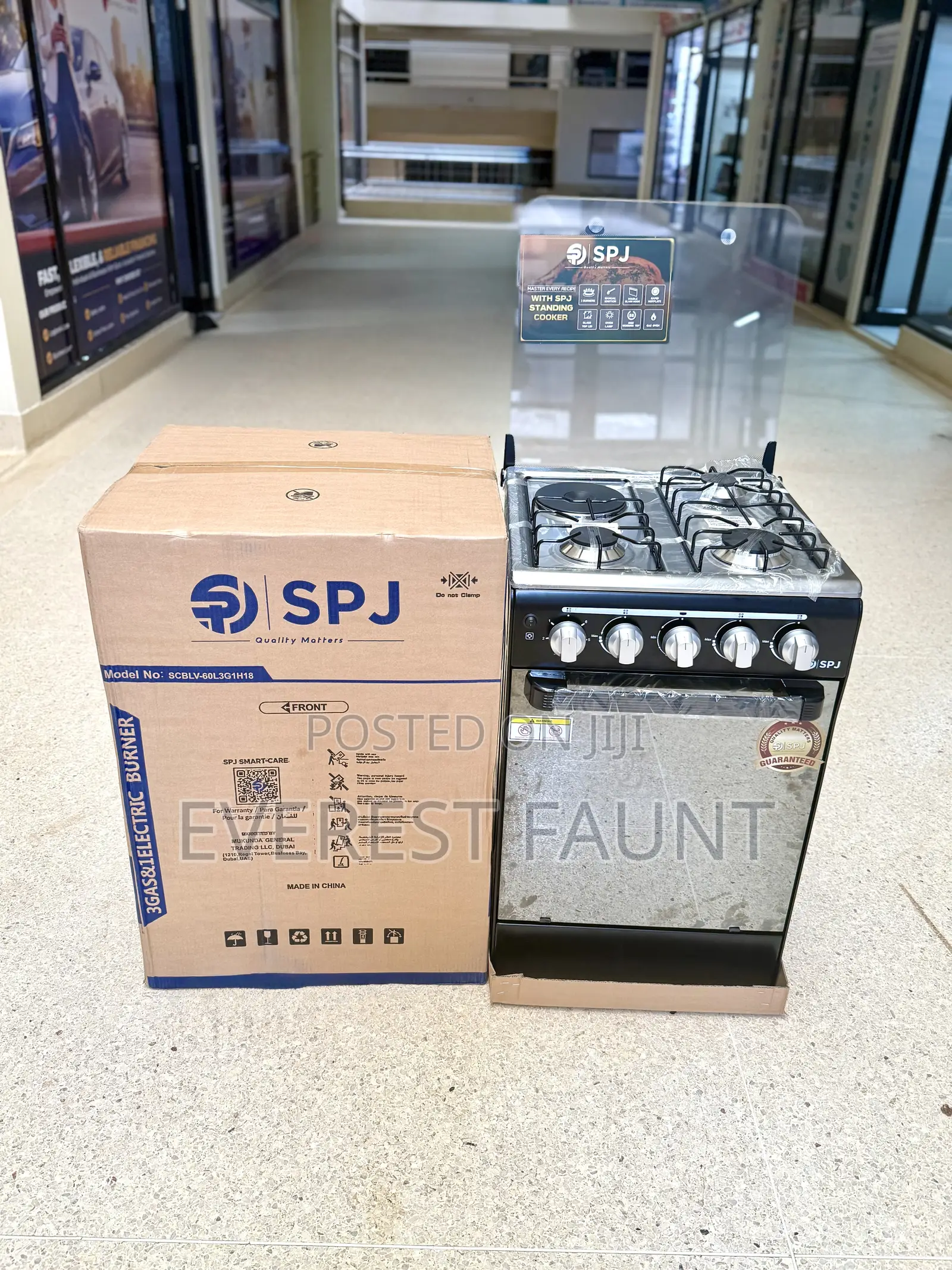 SPJ Cooker 3gas 1electric 256