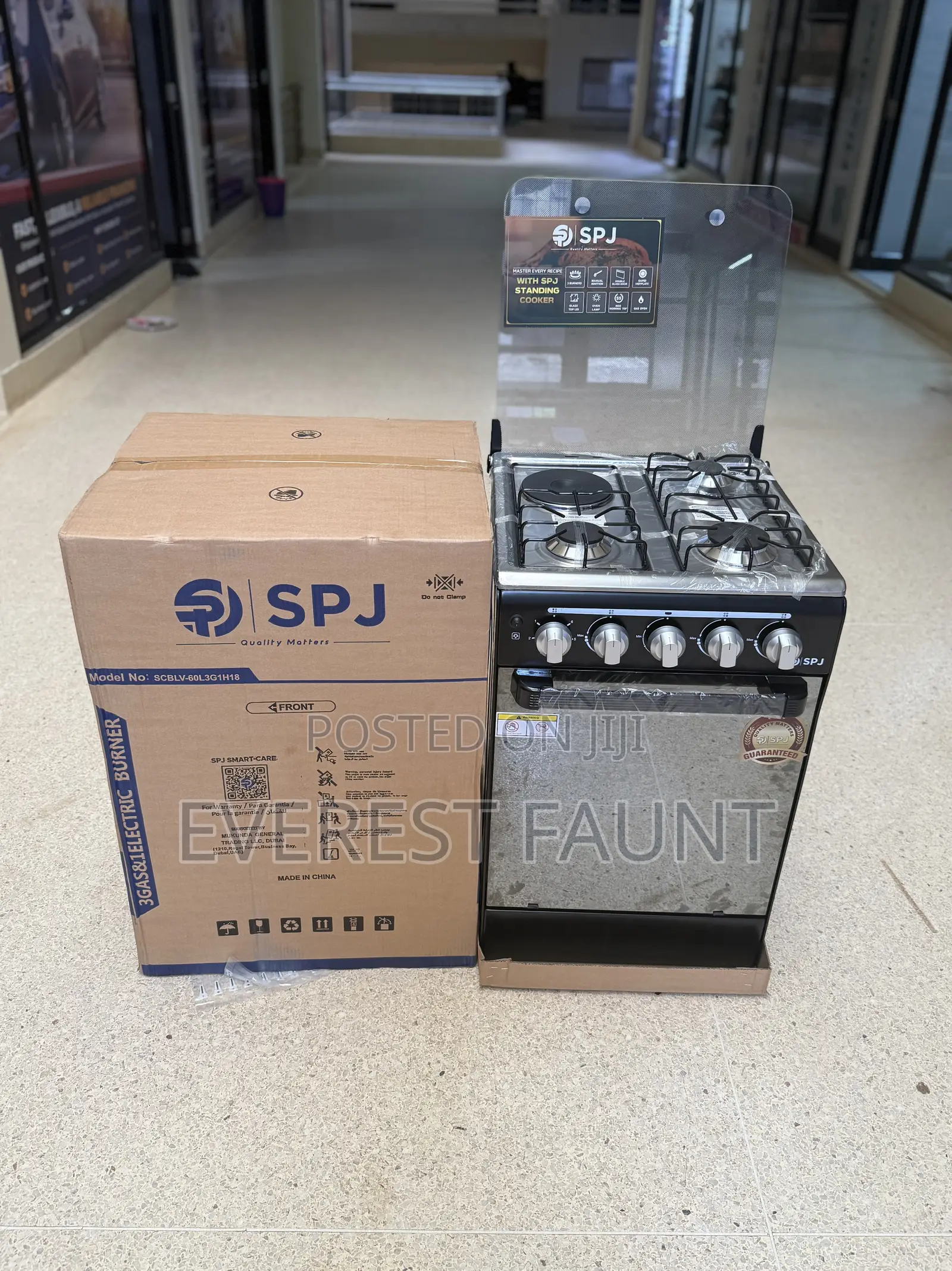 SPJ Cooker 3gas 1electric 256