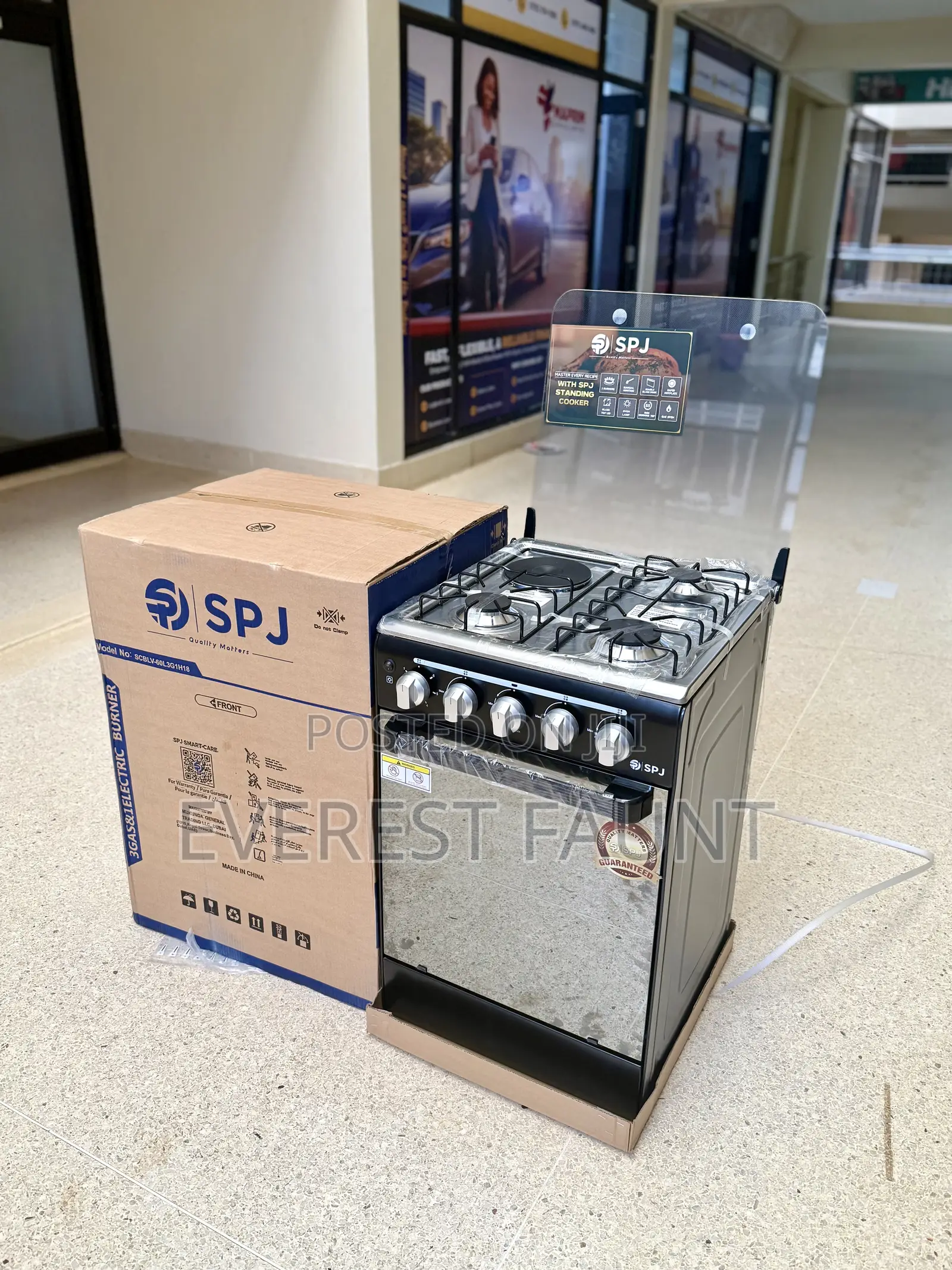 SPJ Cooker 3gas 1electric 256