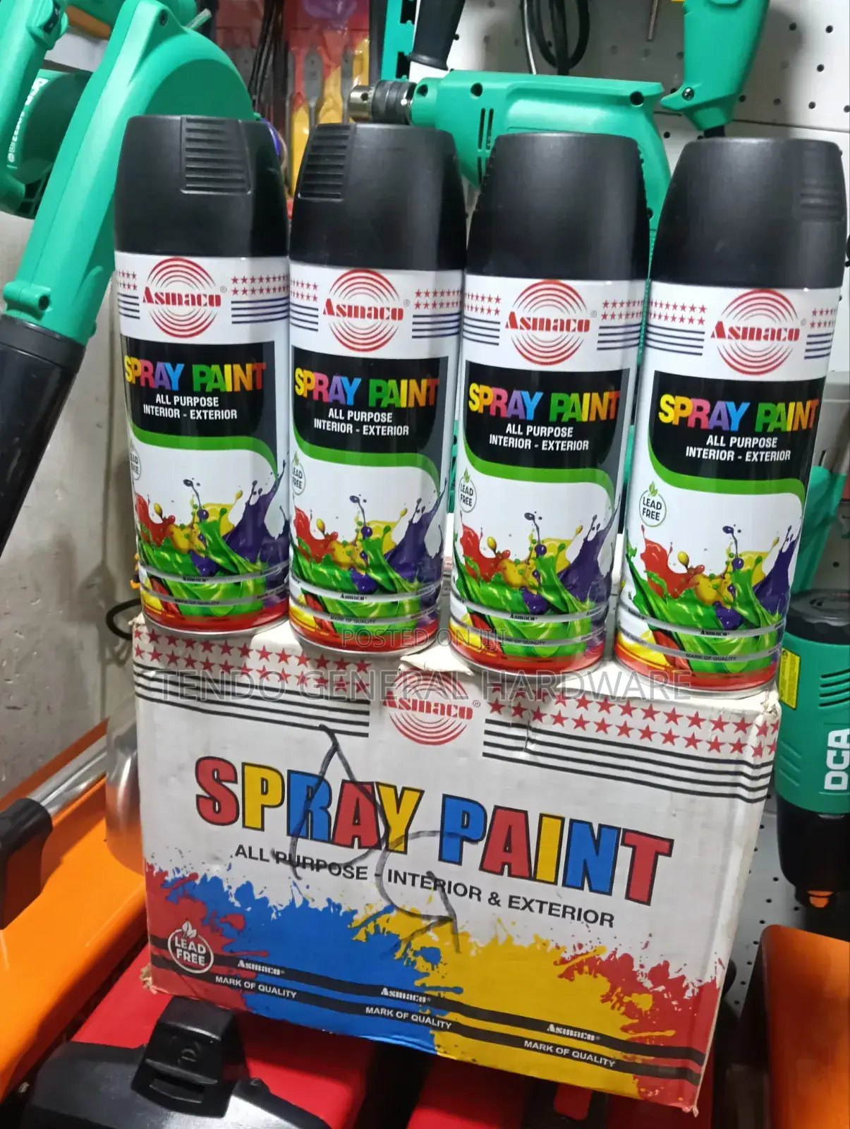 Matt Black Spray Paint