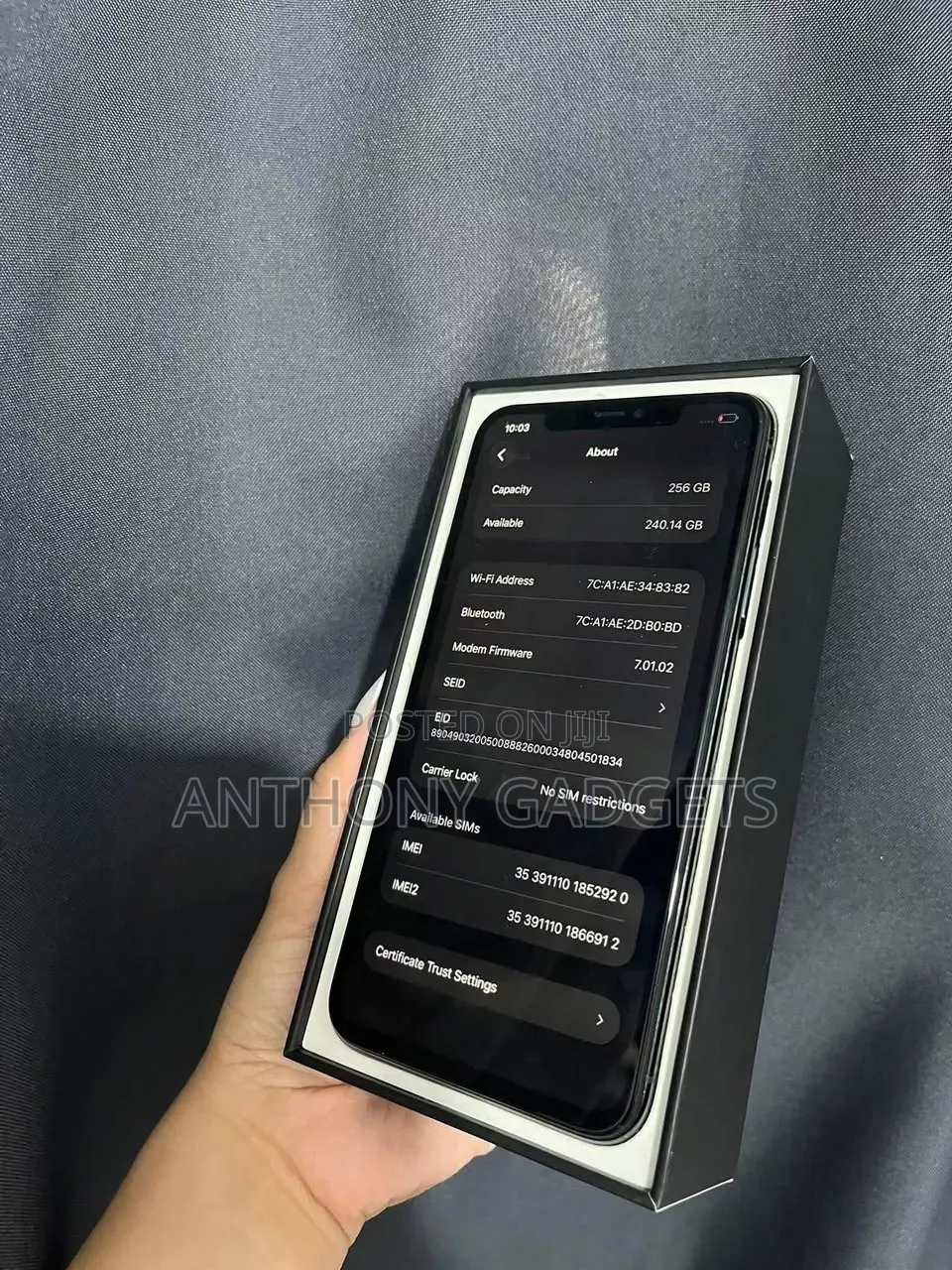 New Apple iPhone 11 Pro Max 256 GB Black