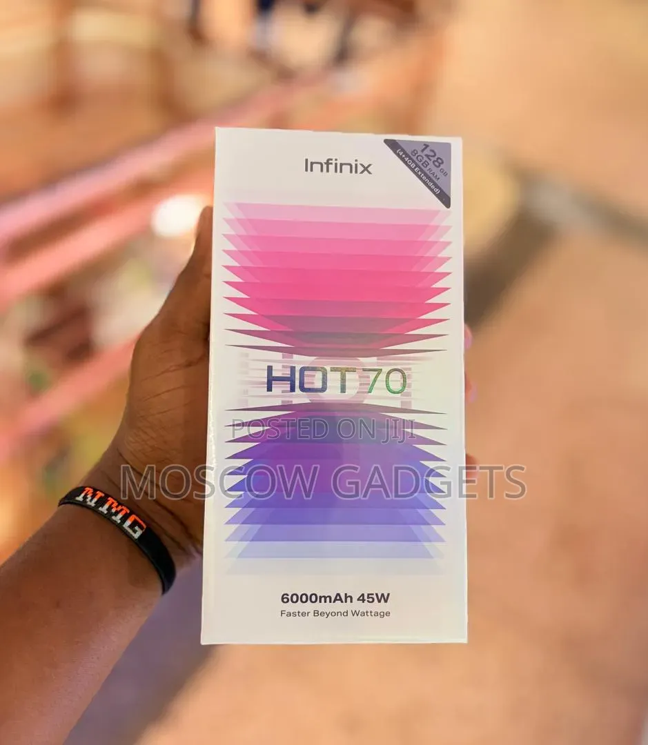 New Infinix Hot 70 128 GB Black