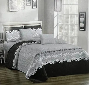 Black Pearl Floral Bedspread