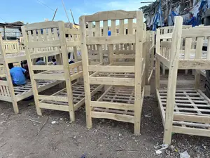 Solid Wood Triple Decker Beds