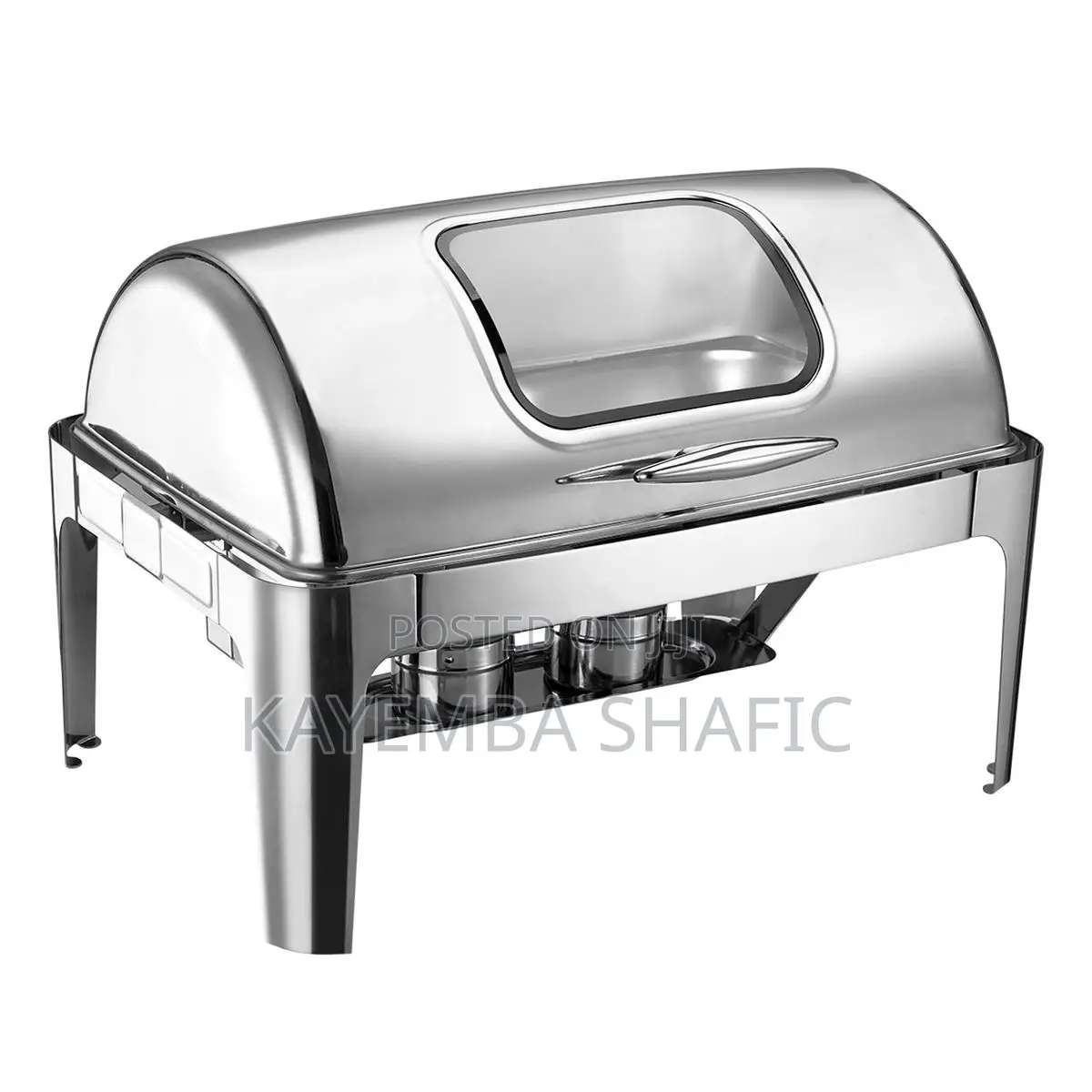 Professional 9l Stainless Steel Roll-top Chafing Dish Food Warmer