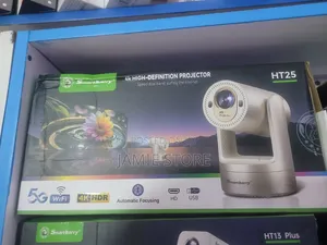 Smartbarry Projector Ht25/ Rechargeable Projector