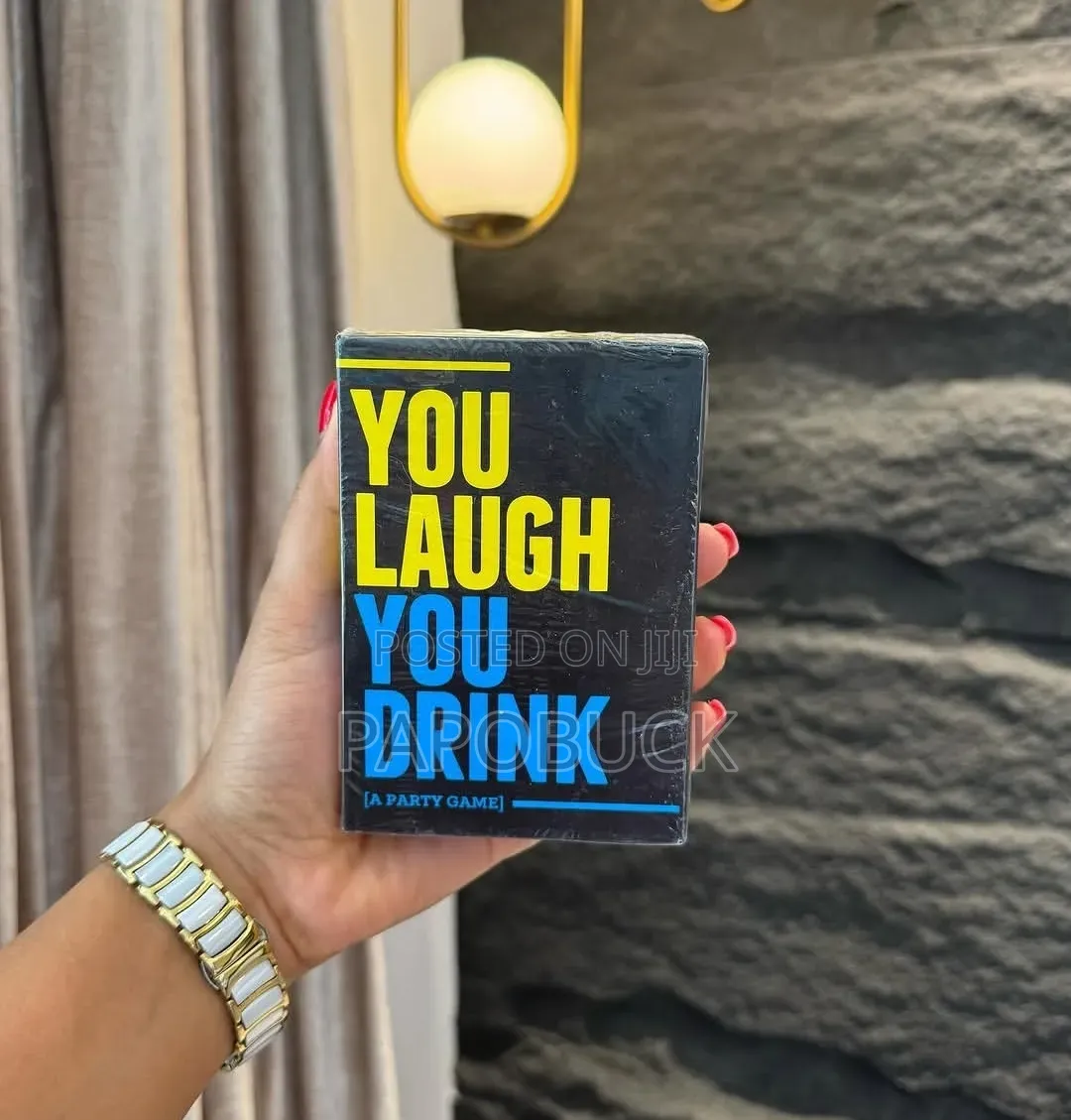 You Laugh You Drink Party Card Game