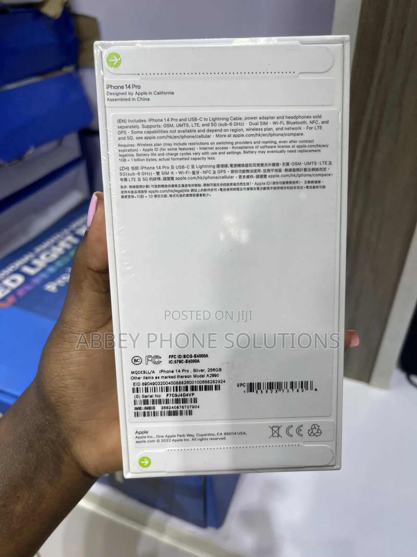 New Apple iPhone 14 Pro 256 GB Silver