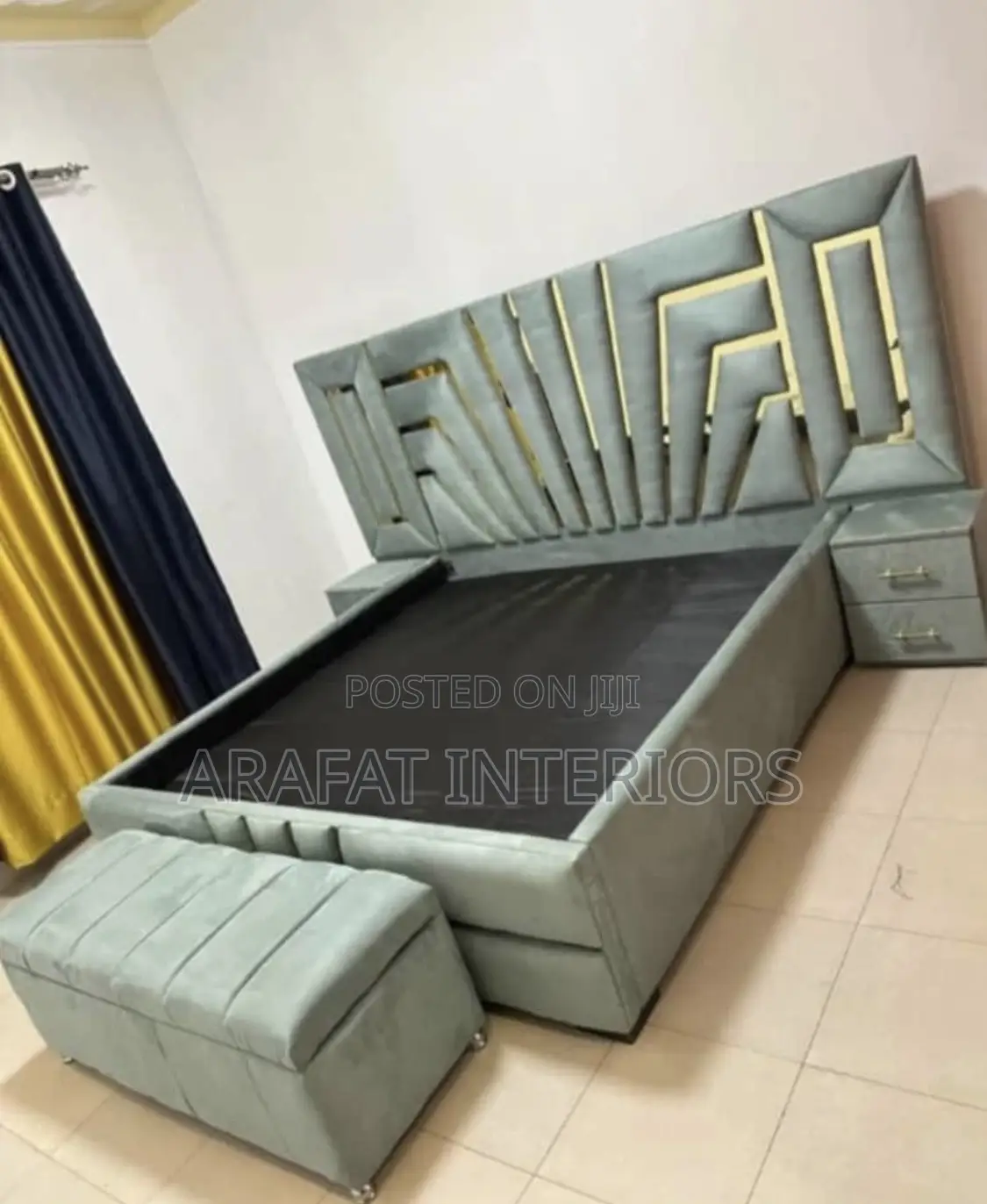 Solid Pine Pazzle Bed Frame With Headboard