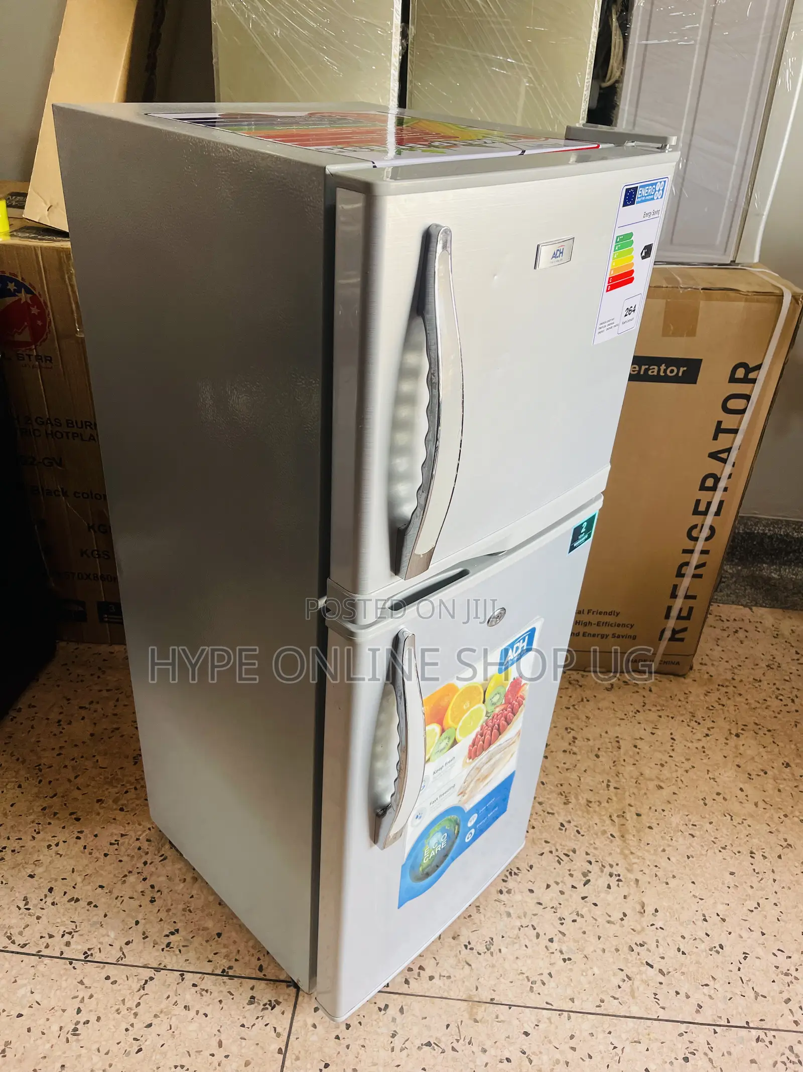 Imported Used Fast Cooling 158l Adh Double-Door Fridge