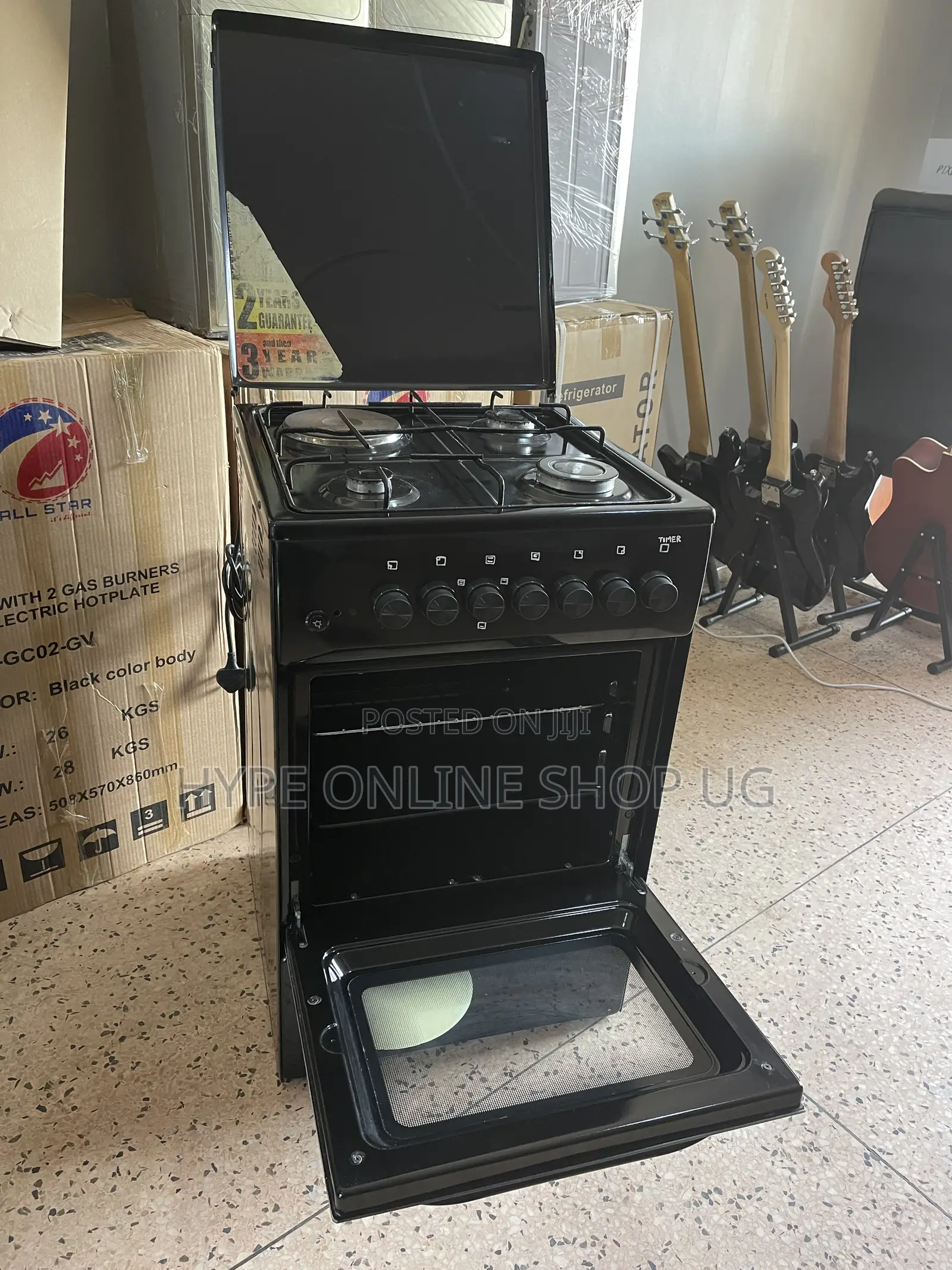 7nobs 3+1,Gas and Electric Blueflame Freestanding Cooker