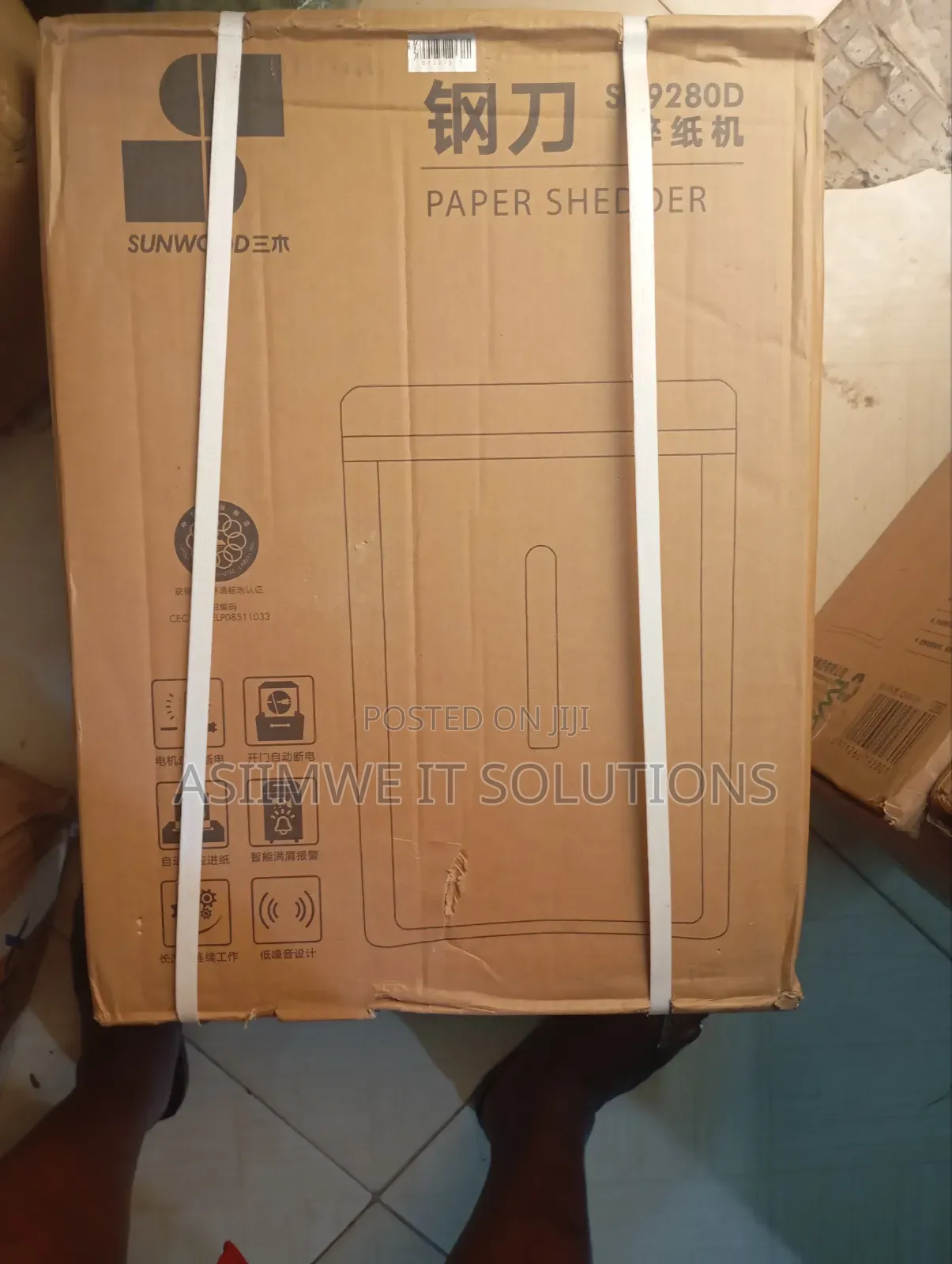 Sunwood Paper Shredder Sd9280d