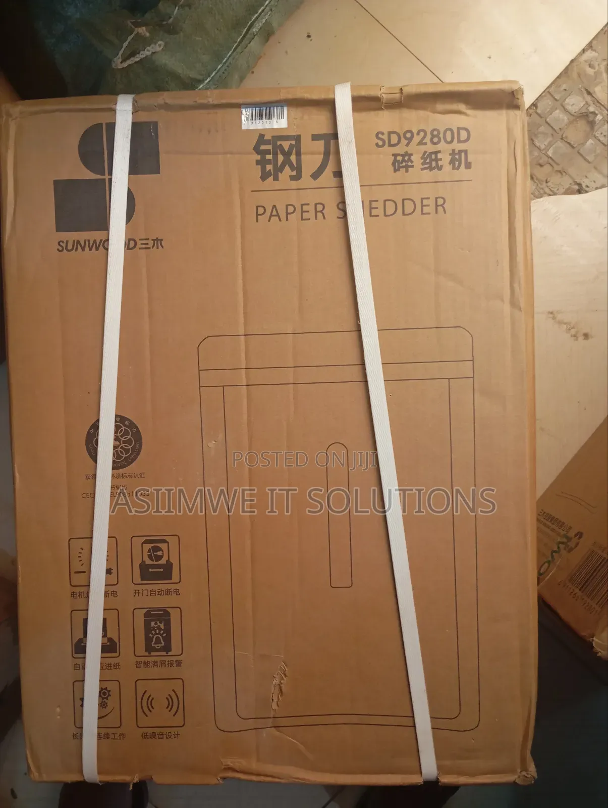 Sunwood Paper Shredder Sd9280d