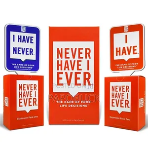 Never Have I Ever: The Game of Poor Life Decisions Party Card Game