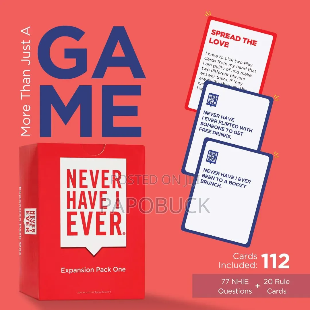 Never Have I Ever: The Game of Poor Life Decisions Party Card Game
