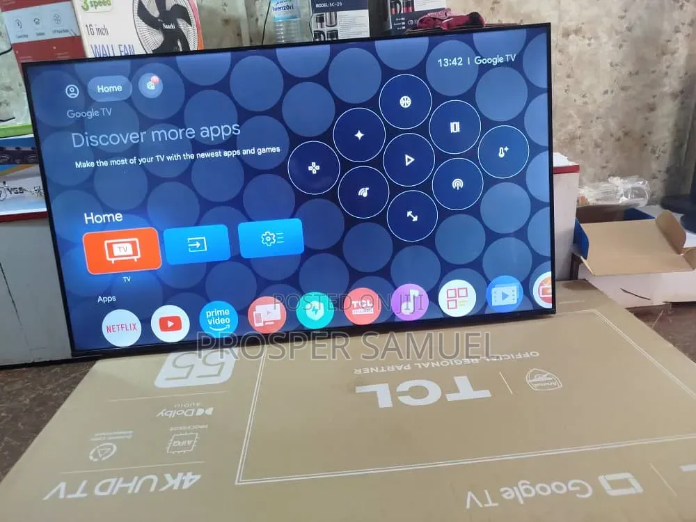 Brand New TCL 55 Inches Frameless Digital Flat Screen