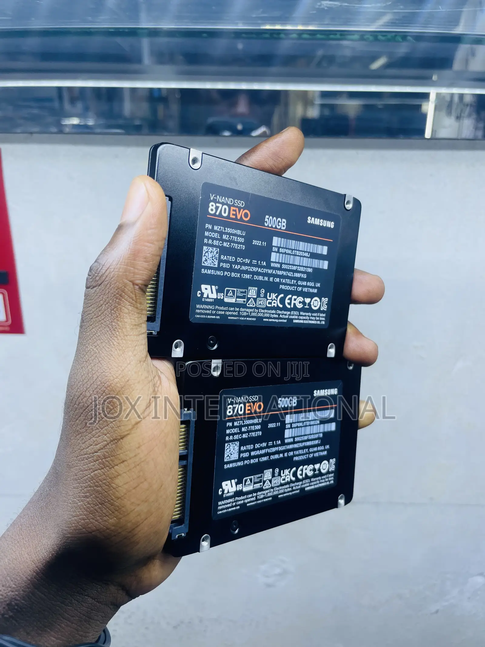 500gb SSD Sata 2.5 Size