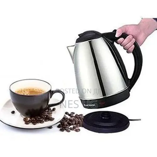 Scarlet Electric Kettle Percolator 2l - Silver/ Black.
