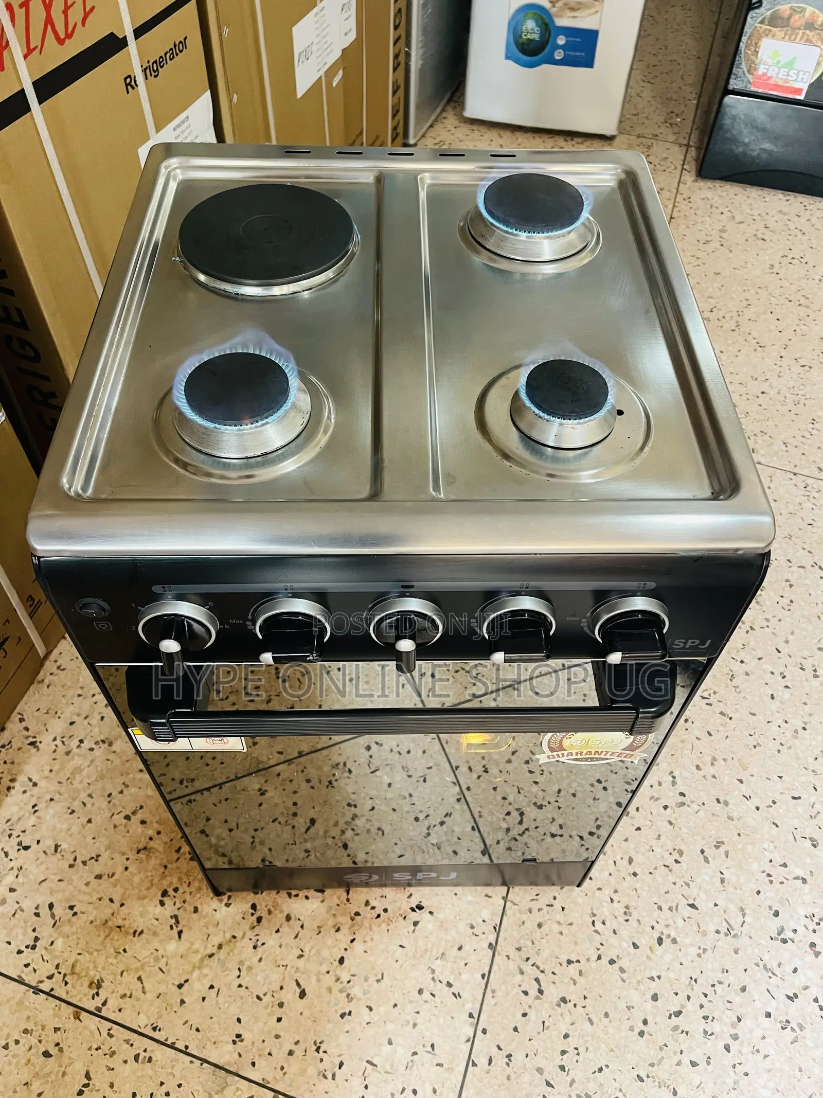 3+1,Electric and Gas SPJ Freestanding Cooker