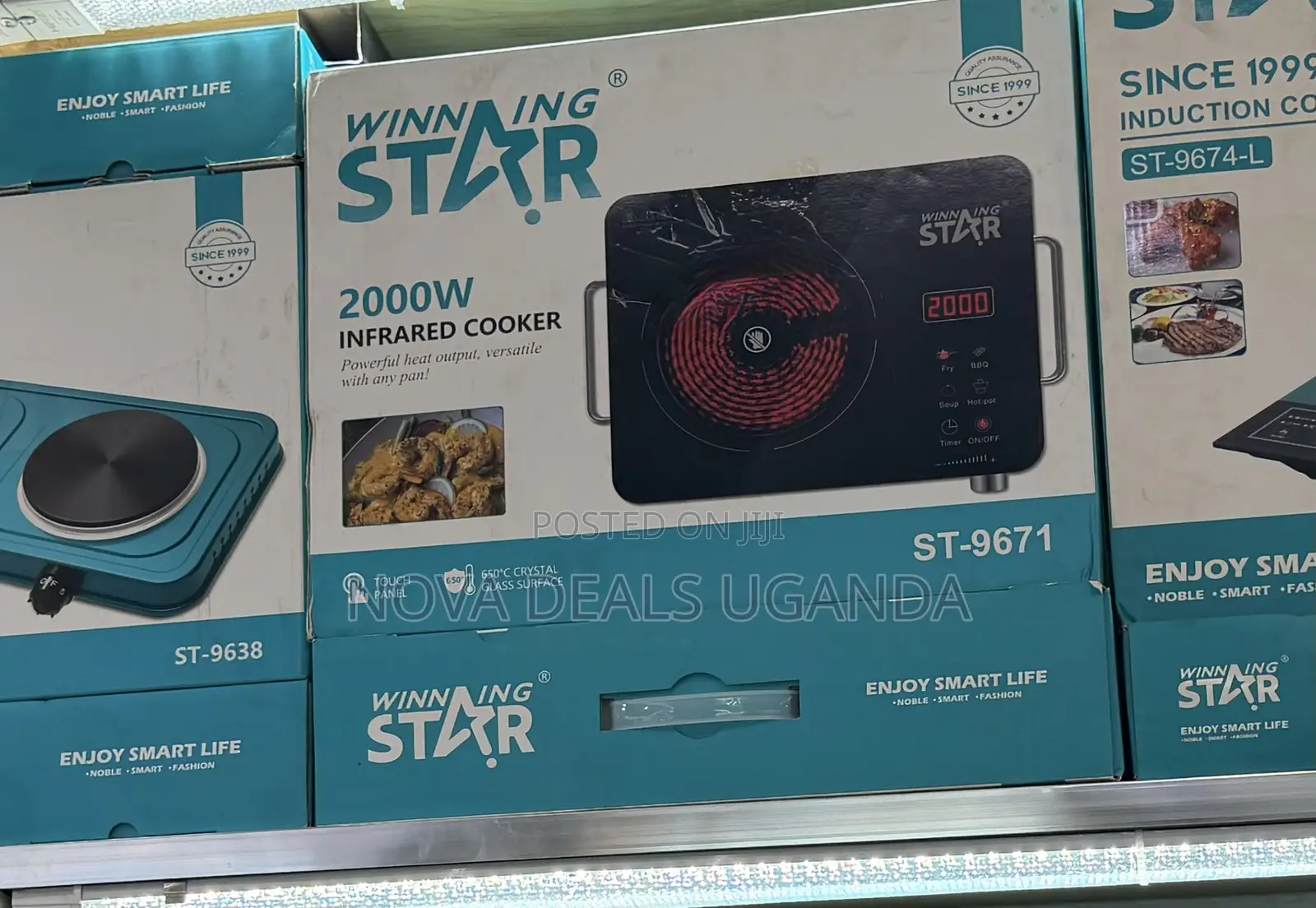 Winning Star Portable Electric Cooker, 2000w Infrared Hot Plate