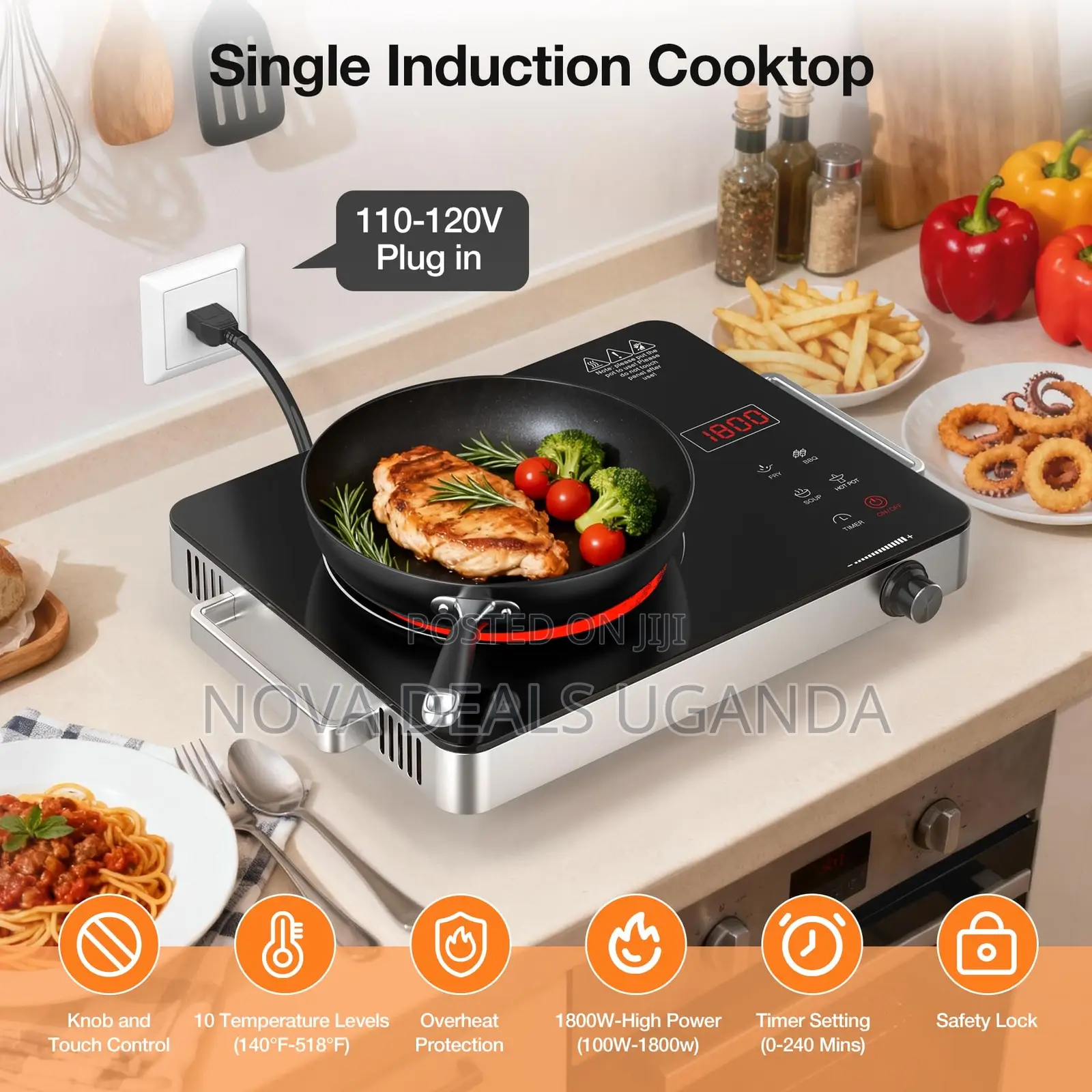 Winning Star Portable Electric Cooker, 2000w Infrared Hot Plate