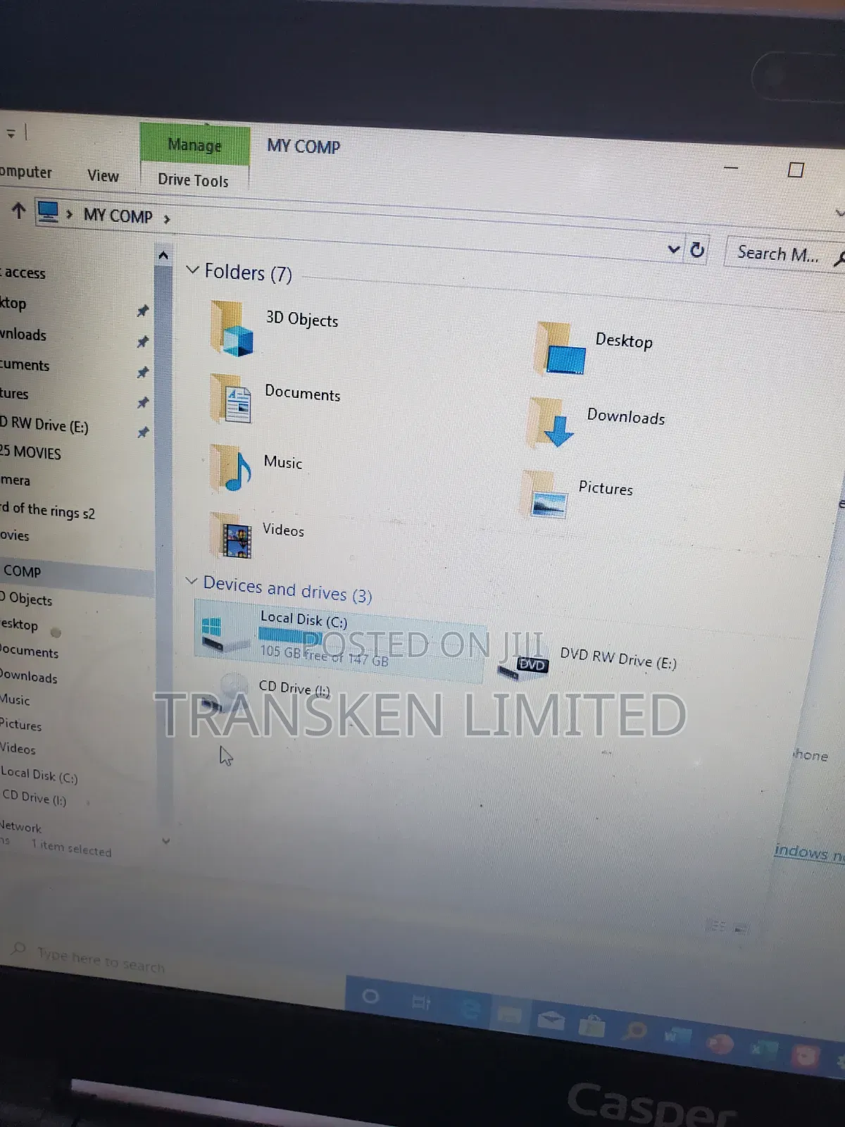 Laptop Casper Excalibur G670 8GB Intel Celeron eMMC 500GB