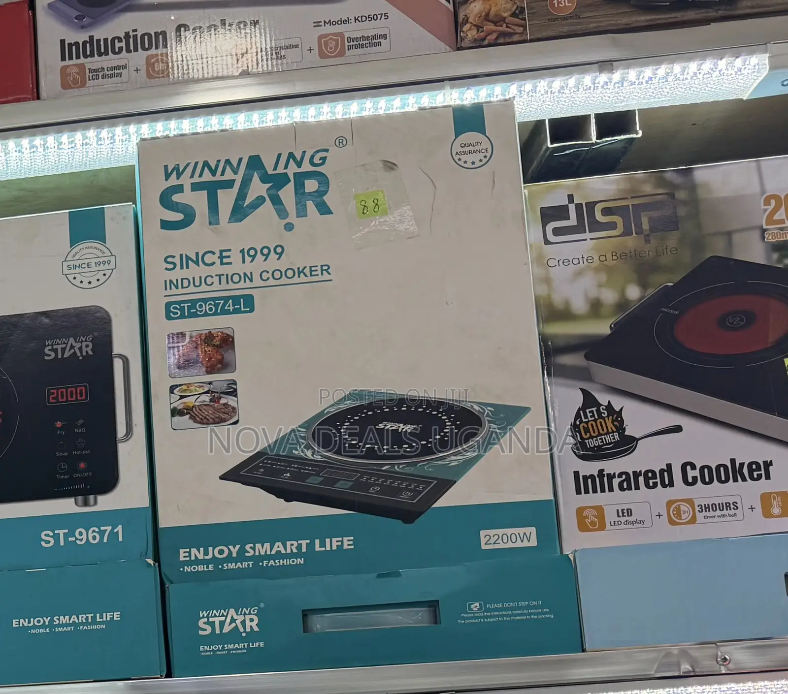 Winning Star Single Induction Cooker Hob 2200w St-9674-L