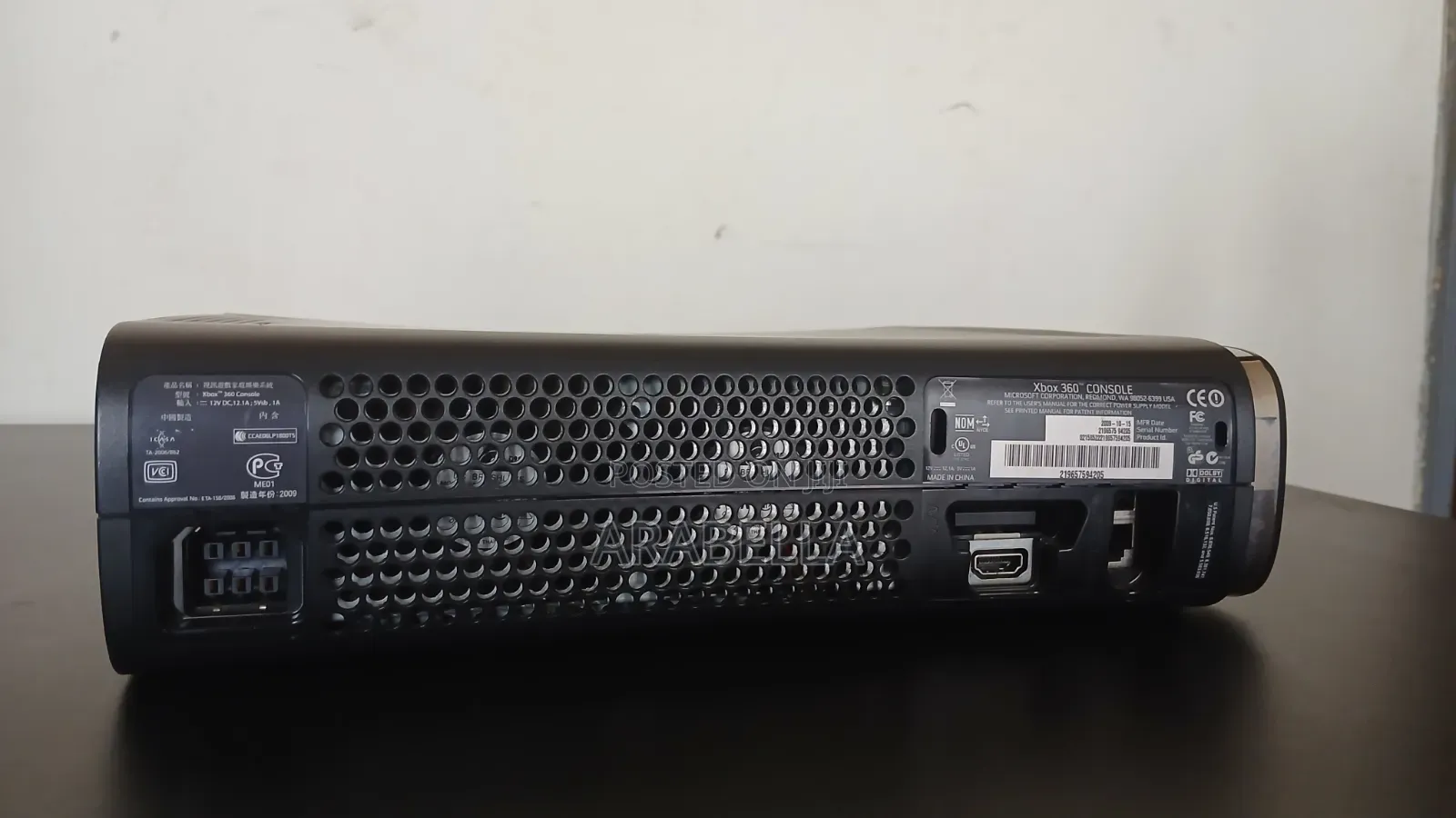 Xbox 360 Console With Two Controllers And Two Games