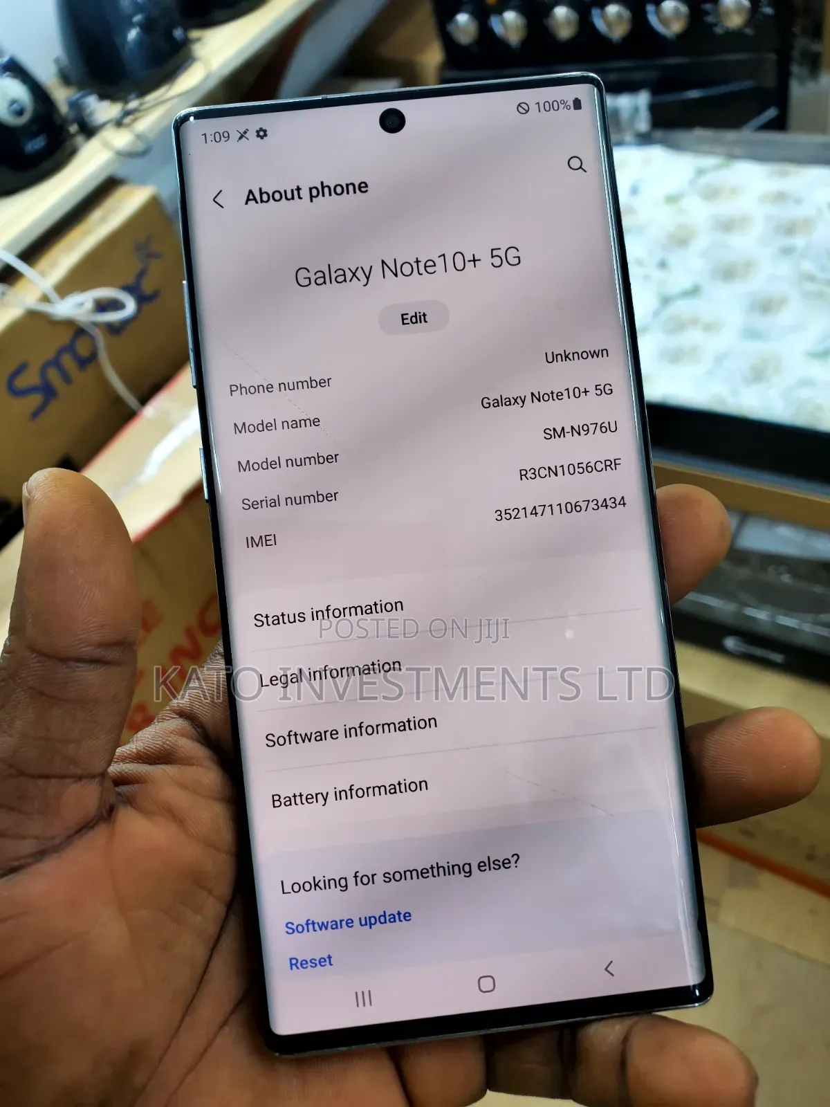 Samsung Galaxy Note 10 Plus 5G 256 GB Silver