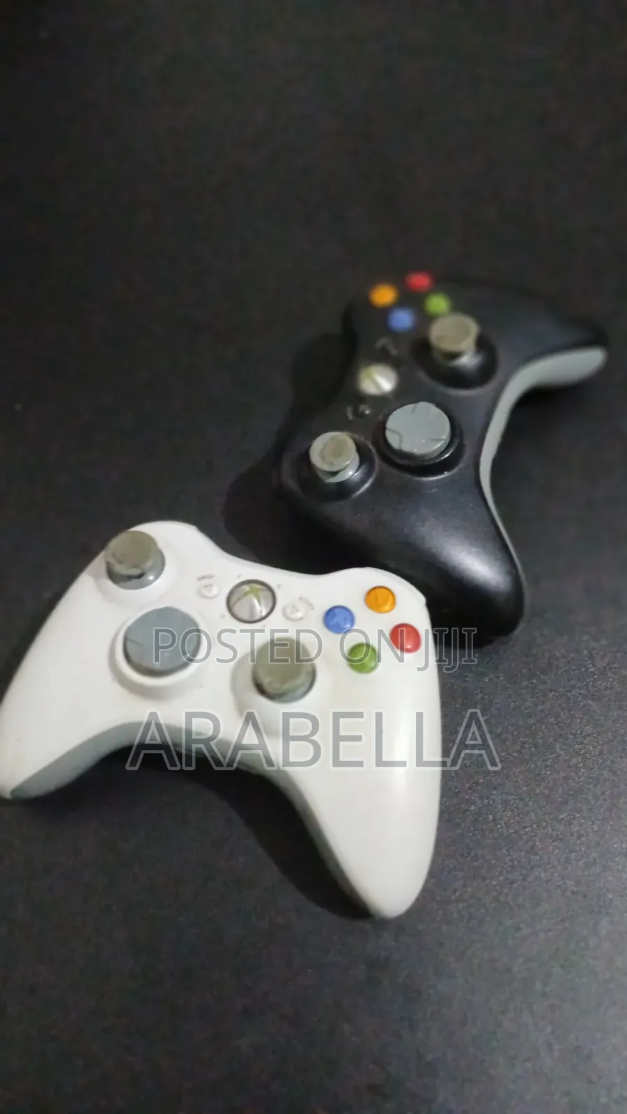 Xbox 360 Console With Two Controllers And Two Games