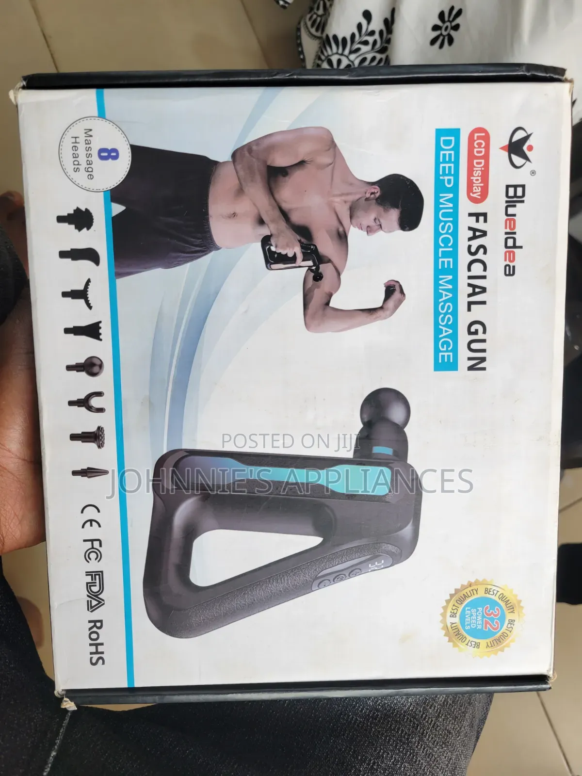 Fascial Deep Muscle Massage Gun (8) Heads