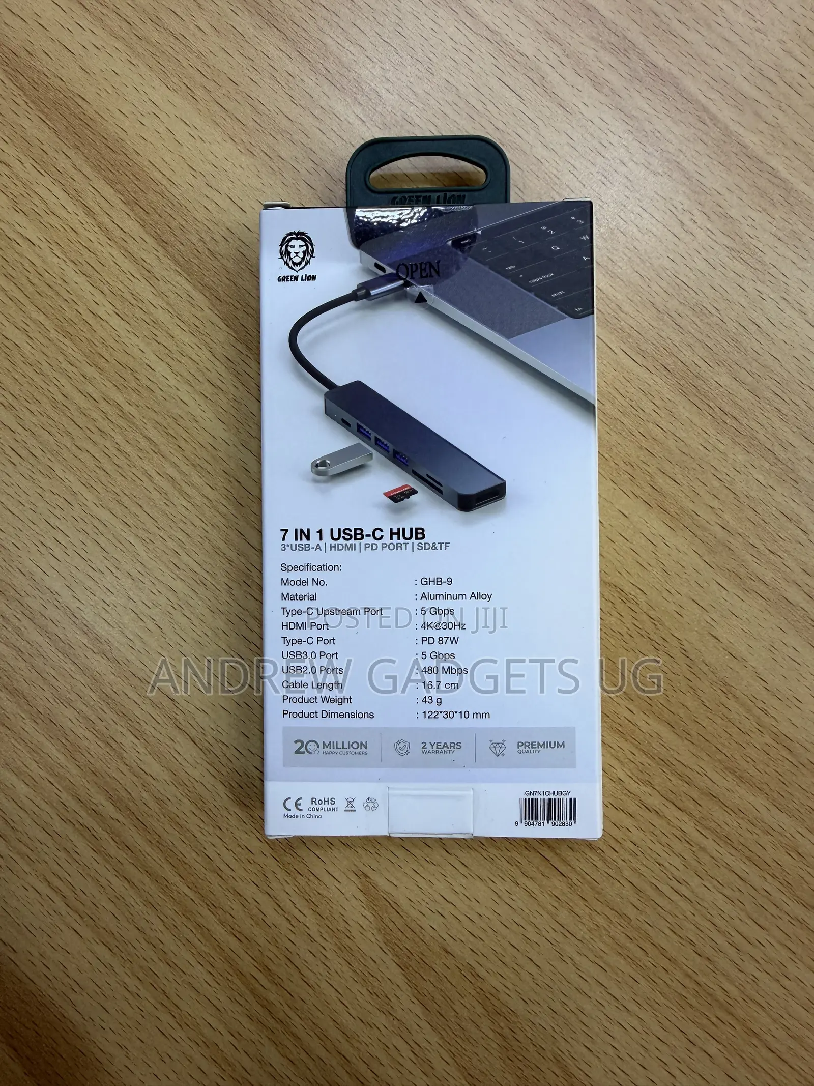 Green Lion 7 in 1 Usb-C Hub