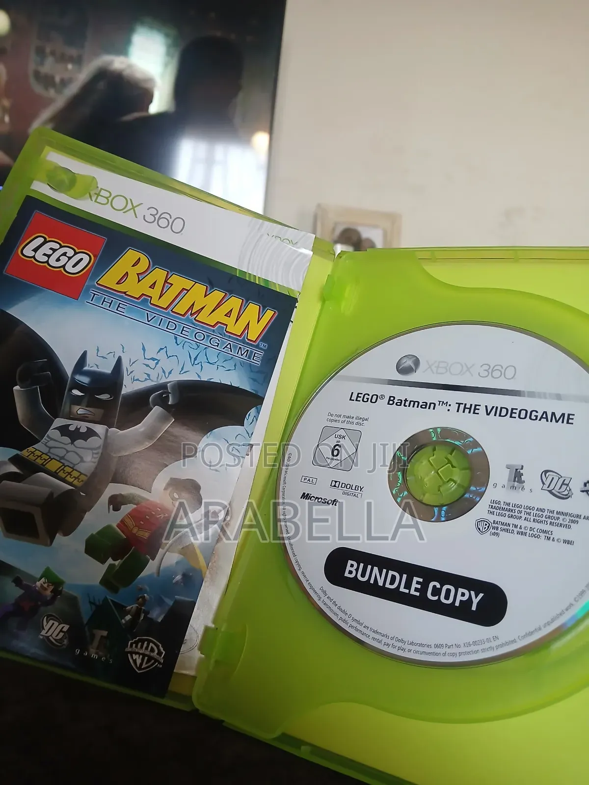 Xbox 360 Console With Two Controllers And Two Games