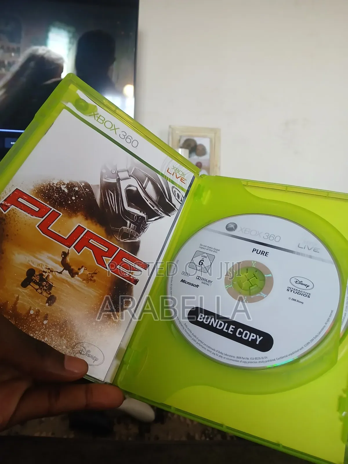 Xbox 360 Console With Two Controllers And Two Games