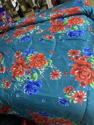 Floral Duvet 4piece Packed With 2 Pillowcases and 1 Bedsheet