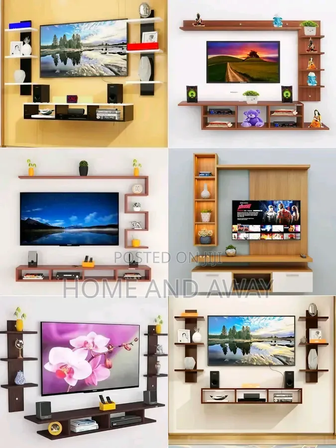 Americana Floating Wall Decor Tv Stands in Any Colour From 900,000/-