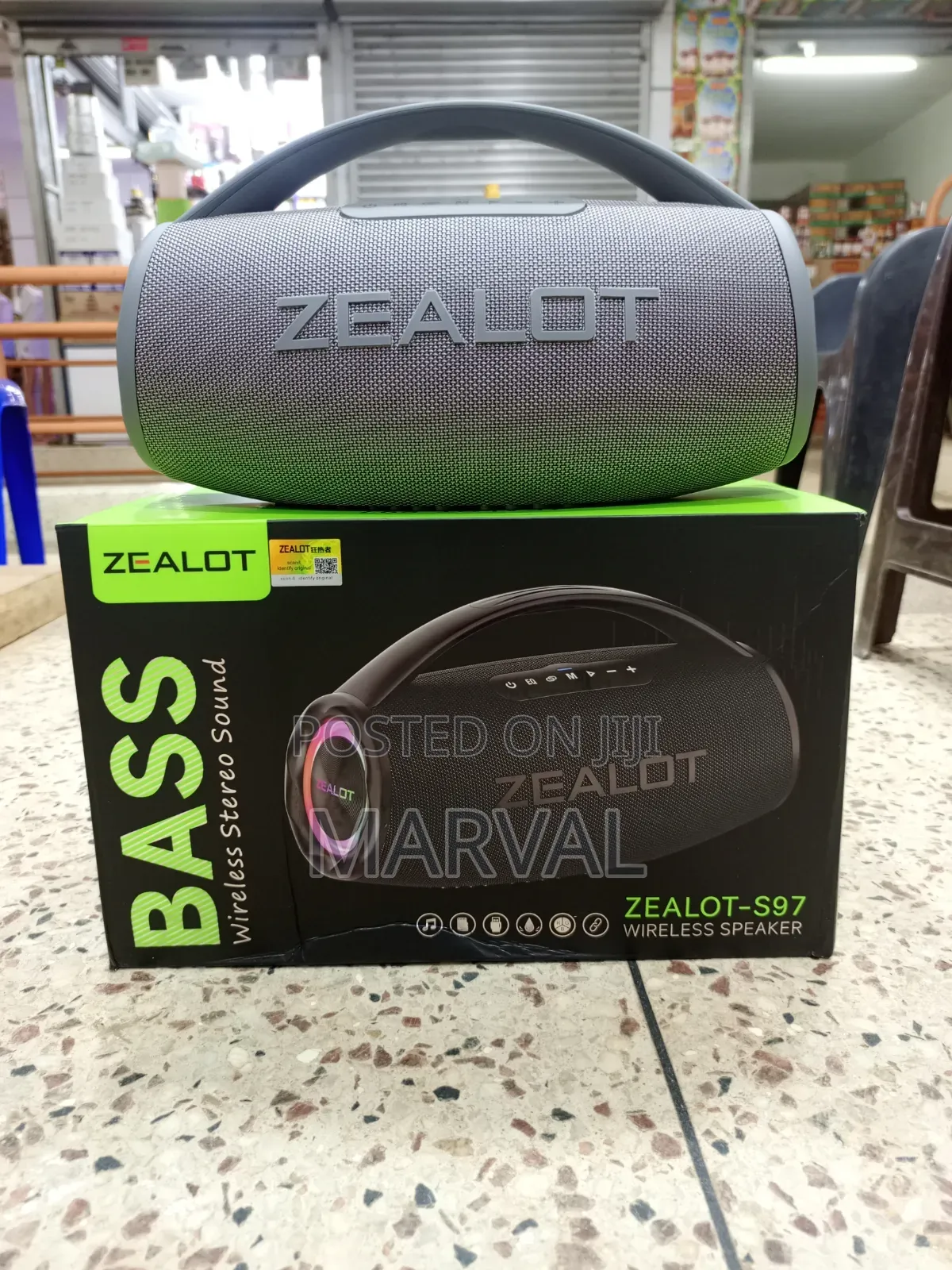 Zealot S97 Wireless Speaker - 80w High-Power Output and Booming Bass