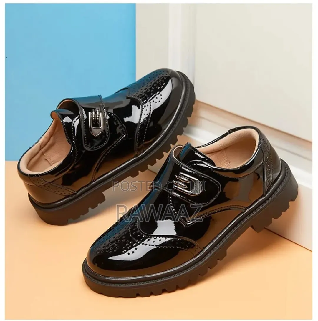 Boys Black Shoes