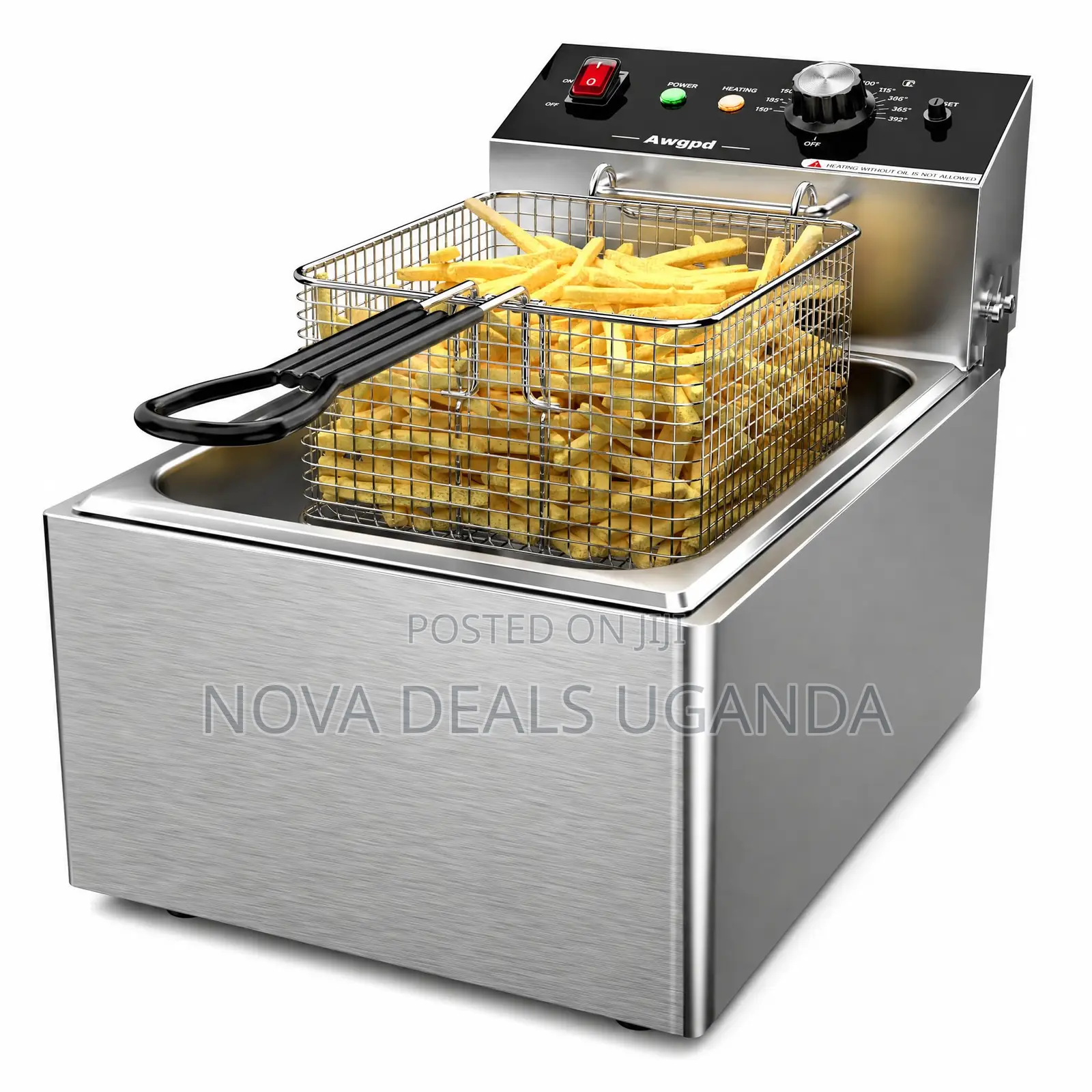Global Star Electric Deep Fryer Single With Basket Capacity 6l