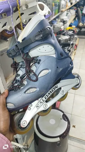 Uk Used Salomon Energyzer Ft Inline Skates Shoes, Size 45.