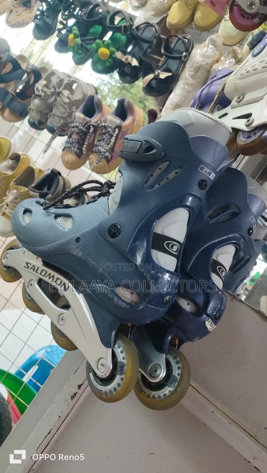 Uk Used Salomon Energyzer Ft Inline Skates Shoes, Size 45.