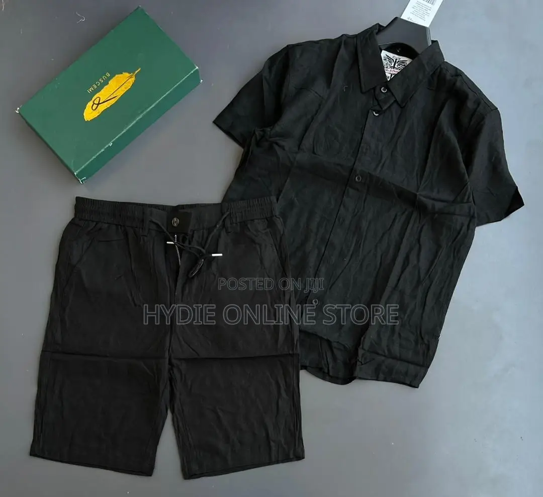 Men’S Shirt Linen Two-Piece