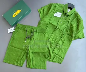 Men’S Shirt Linen Two-Piece