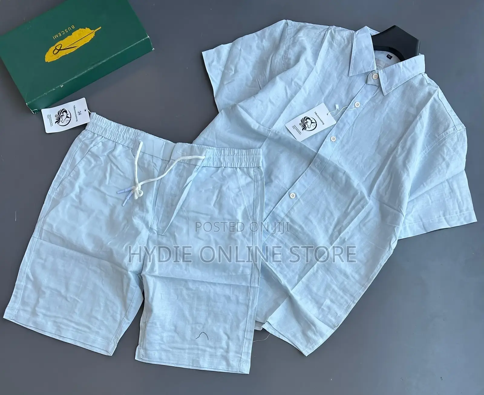 Men’S Shirt Linen Two-Piece
