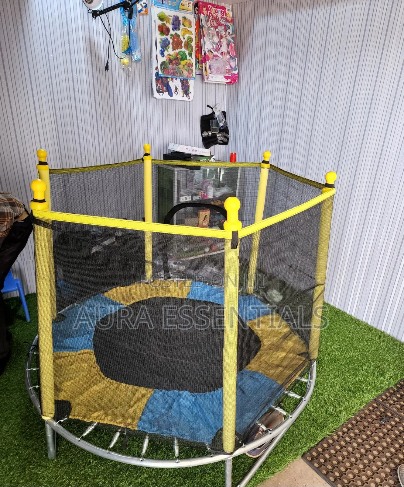 Kids' Indoor/Outdoor Portable Trampoline