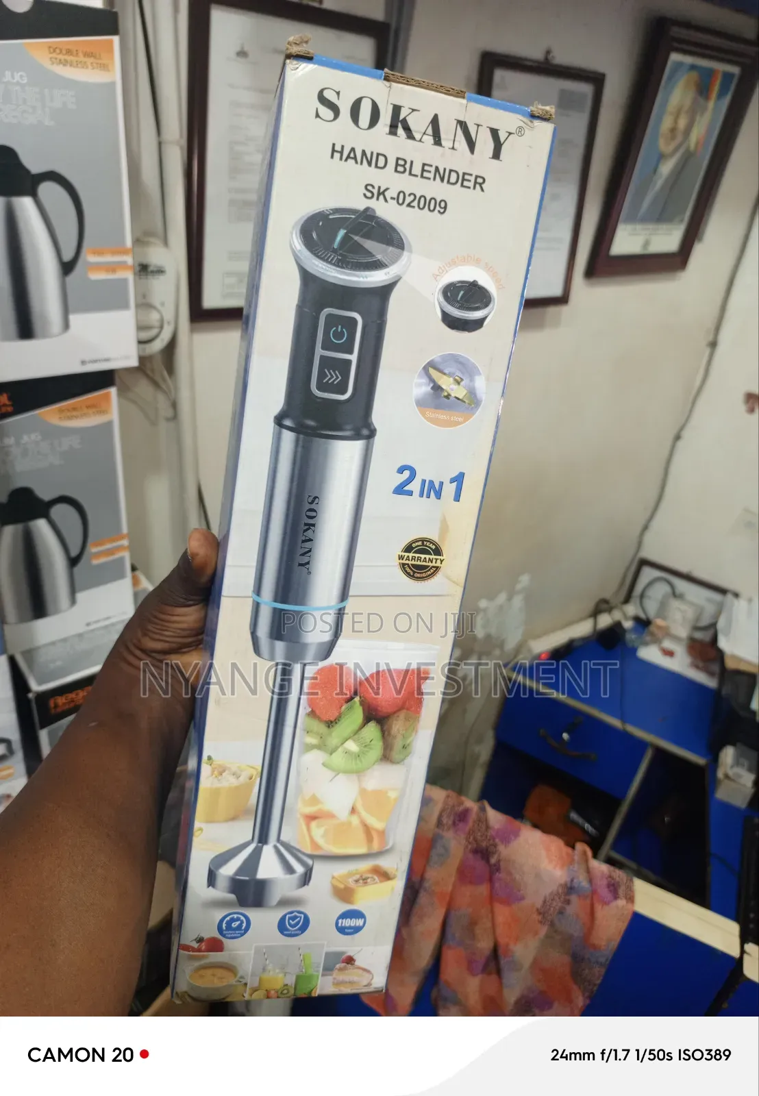 2in1 Sokany Hand Blender and Mixer