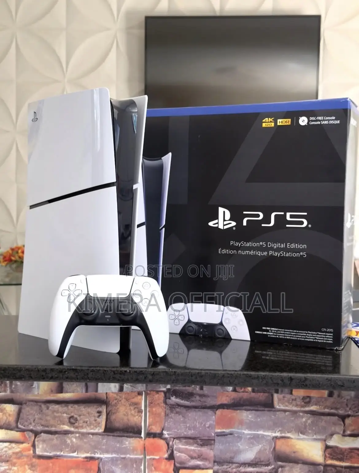 Brand New Slim Ps5 Reliable Next Gen Console With 2 Pads and 4 Games