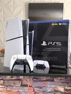 Brand New Slim Ps5 Reliable Next Gen Console With 2 Pads and 4 Games