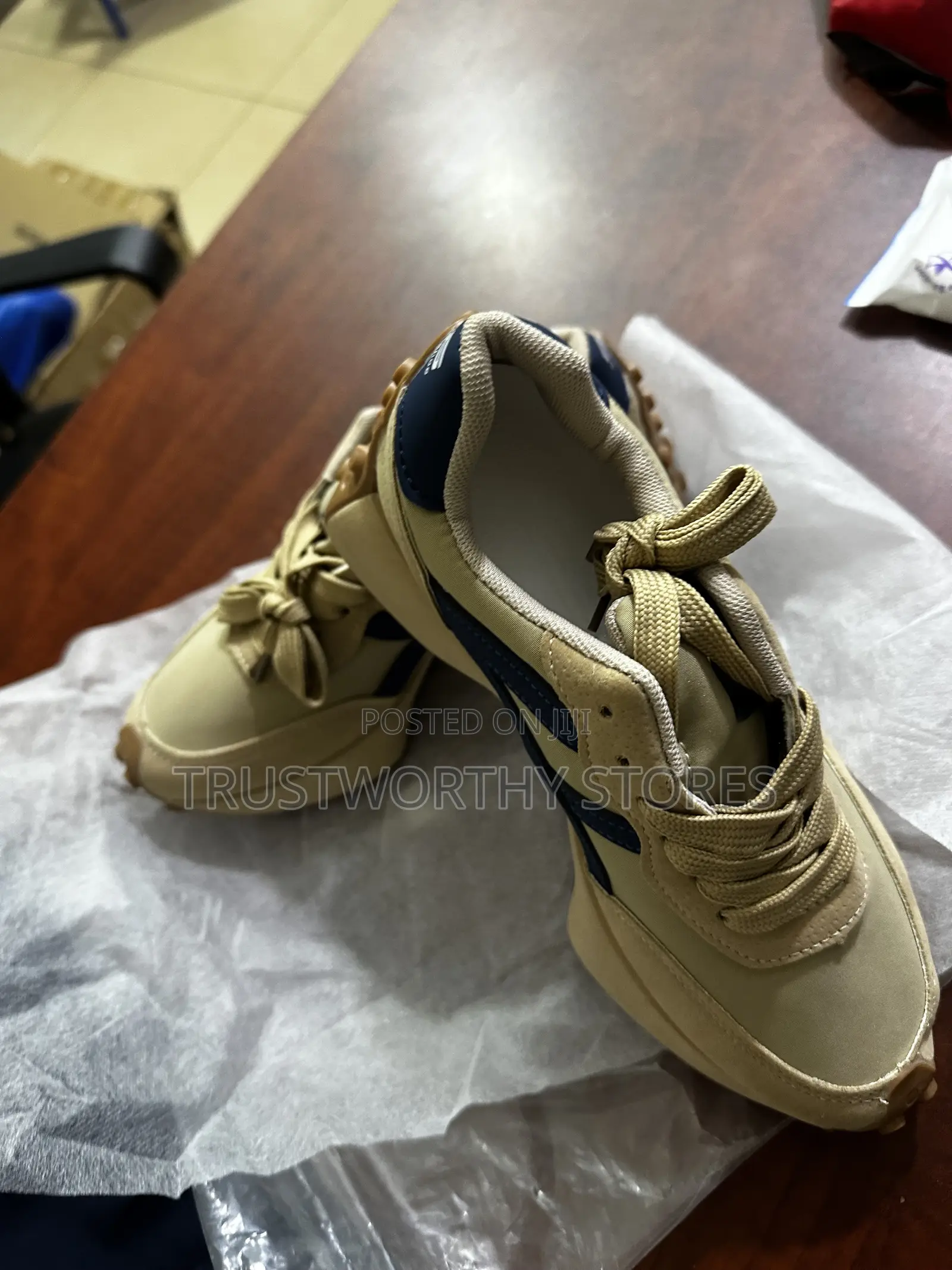Beige Stay Real Sneakers